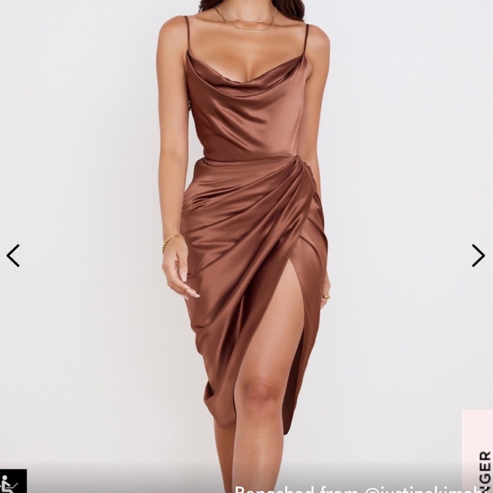 House of CB “Reva” Corset Dress in Toffee - Sz XSmall.